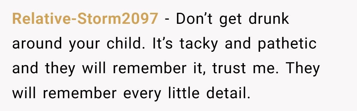 Mom Furious After Ex Gets Drunk At Family Christmas, Says He Wasn’t Responsible That Day