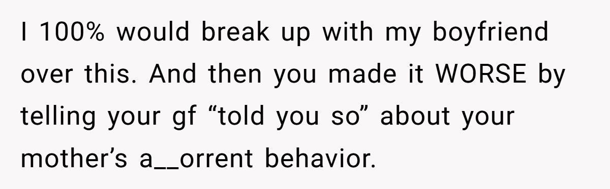 Girlfriend Hosts The Perfect Thanksgiving, Boyfriend’s Mom Calls It A Circus And He Just Sits There