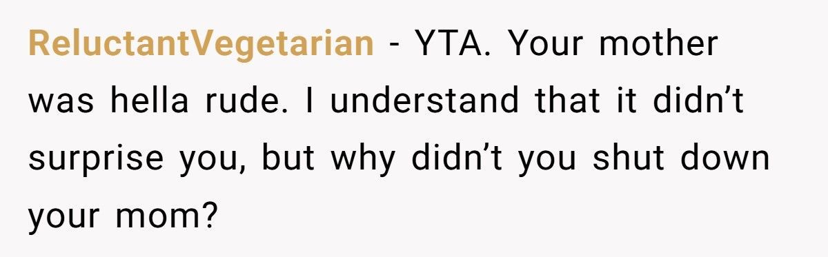 Girlfriend Hosts The Perfect Thanksgiving, Boyfriend’s Mom Calls It A Circus And He Just Sits There