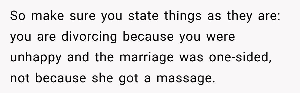 Wife Books A Massage, Her Husband Files For Divorce The Next Day Wife Books A Massage, Her Husband Files For Divorce The Next Day