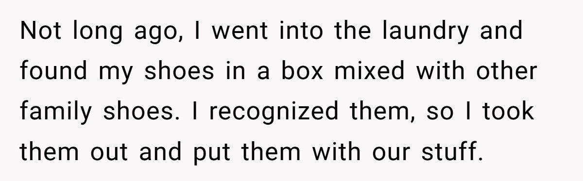 Woman Takes Back Her Own Shoes, Now Her Sister-In-Law Calls Her A Thief