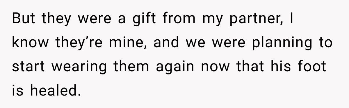 Woman Takes Back Her Own Shoes, Now Her Sister-In-Law Calls Her A Thief