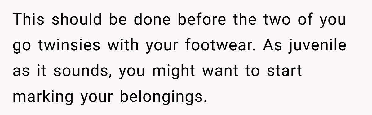 Woman Takes Back Her Own Shoes, Now Her Sister-In-Law Calls Her A Thief