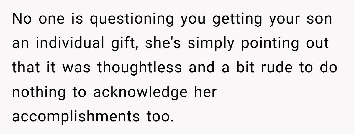 Mom Gifts Her Son At Graduation But Refuses To Gift His Wife Who Also Graduated