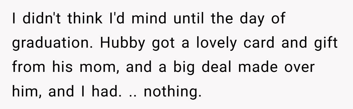 Mom Gifts Her Son At Graduation But Refuses To Gift His Wife Who Also Graduated