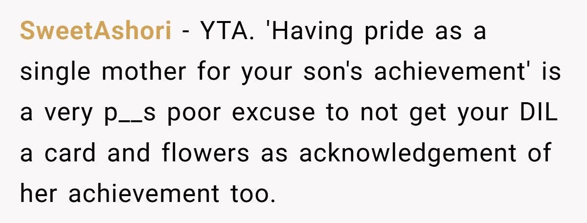 Mom Gifts Her Son At Graduation But Refuses To Gift His Wife Who Also Graduated