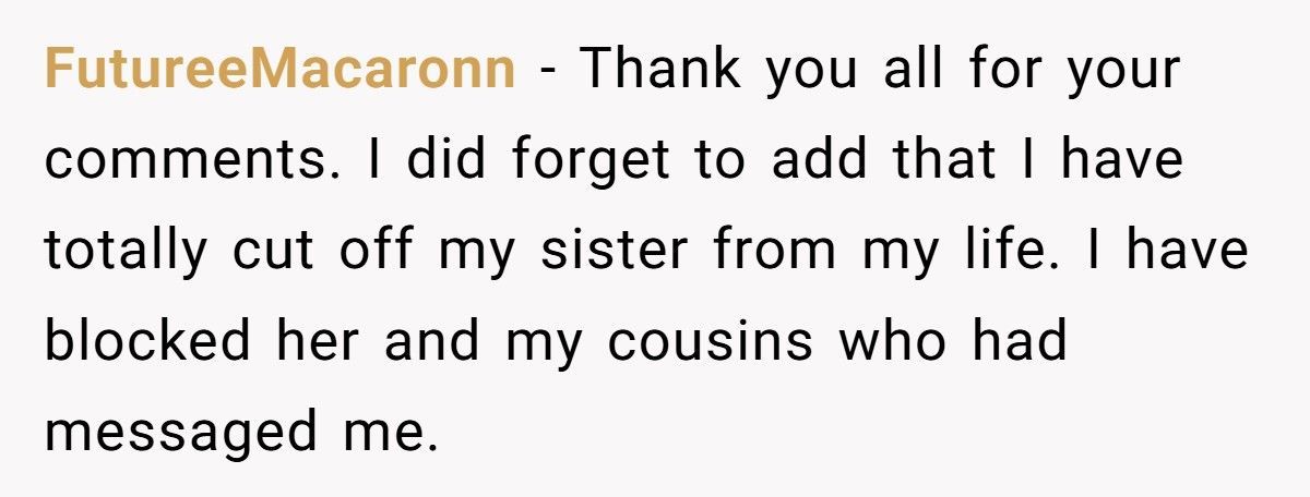 Sister Announces A Pregnancy Right After Her Sibling’s Miscarriage, Then Calls Her ‘Jealous’ For Leaving