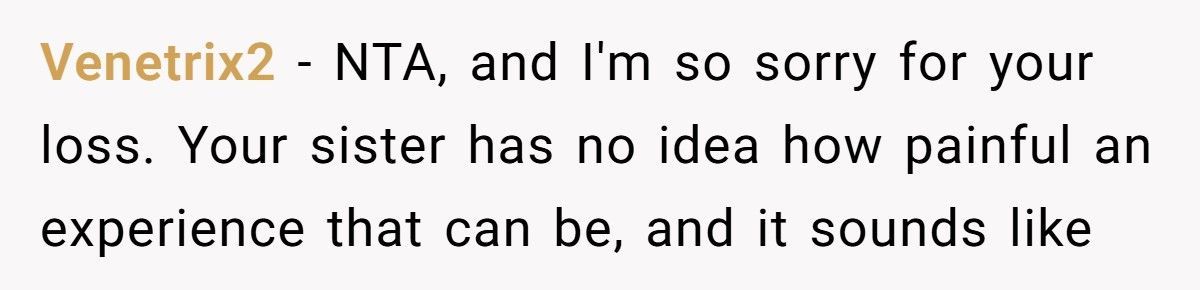 Sister Announces A Pregnancy Right After Her Sibling’s Miscarriage, Then Calls Her ‘Jealous’ For Leaving