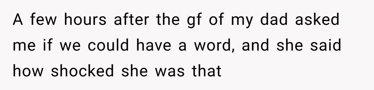 Woman Changes Clothes In Front Of Her Dad, His Girlfriend Calls It ‘Disturbing’
