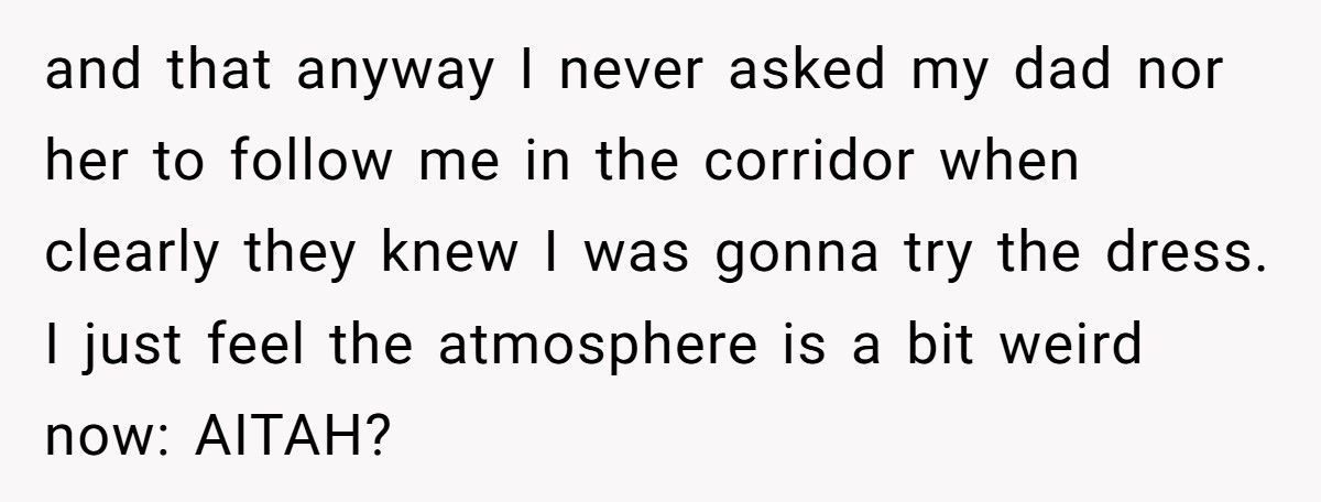 Woman Changes Clothes In Front Of Her Dad, His Girlfriend Calls It ‘Disturbing’