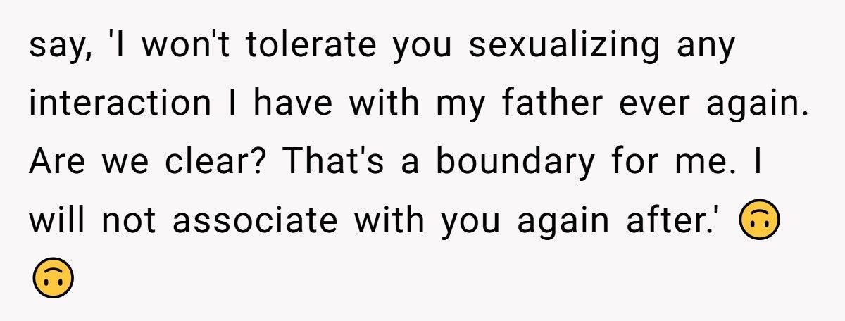 Woman Changes Clothes In Front Of Her Dad, His Girlfriend Calls It ‘Disturbing’