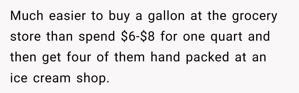 Ice Cream Shop Refuses To Sell A Gallon, Customer Outsmarts Them With Basic Math