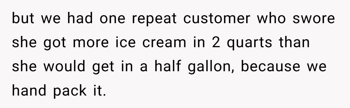 Ice Cream Shop Refuses To Sell A Gallon, Customer Outsmarts Them With Basic Math