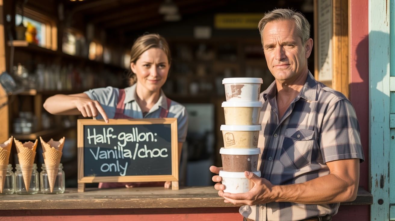 Ice Cream Shop Refuses To Sell A Gallon, Customer Outsmarts Them With Basic Math