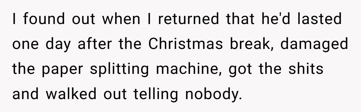 Company Replaces Skilled Worker With Two Lazy Employees, Instantly Regrets It
