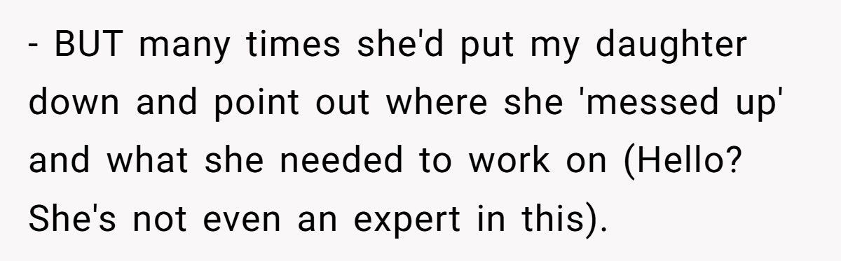 Woman Bans MIL From Her Daughter’s Performances After She Insults Her Daughter’s Piano Playing