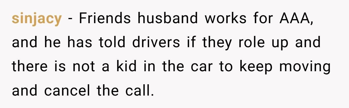 Custumer Faked A Baby-In-Car Emergency, Tow Truck Driver Snatches The Keys And Teaches Them A Lesson