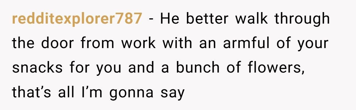 Pregnant Mom Explodes After Husband Keeps Eating Her Medical Snacks Pregnant Mom Explodes After Husband Keeps Eating Her Medical Snacks