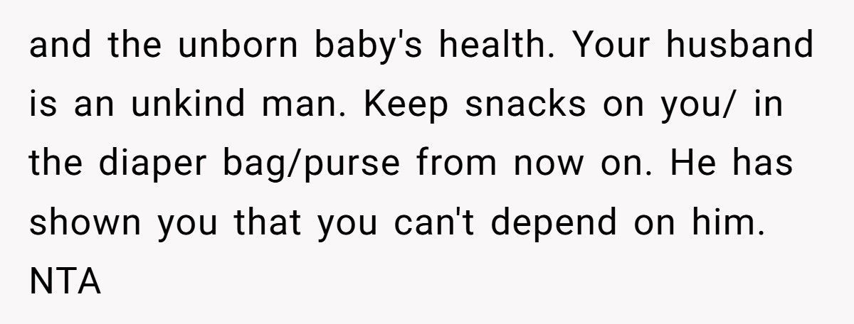 Pregnant Mom Explodes After Husband Keeps Eating Her Medical Snacks Pregnant Mom Explodes After Husband Keeps Eating Her Medical Snacks