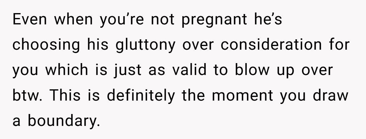 Pregnant Mom Explodes After Husband Keeps Eating Her Medical Snacks Pregnant Mom Explodes After Husband Keeps Eating Her Medical Snacks