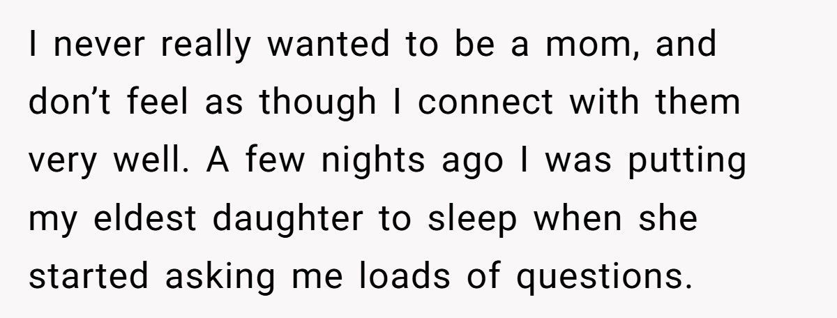 Woman Told Her Daughter She Never Wanted Her, Husband Takes The Kids And Leaves