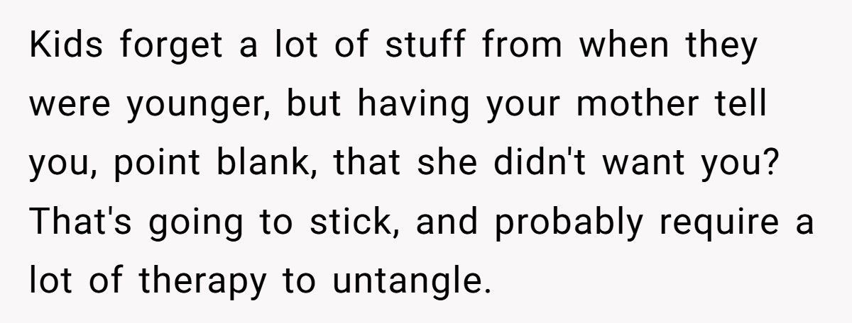 Woman Told Her Daughter She Never Wanted Her, Husband Takes The Kids And Leaves