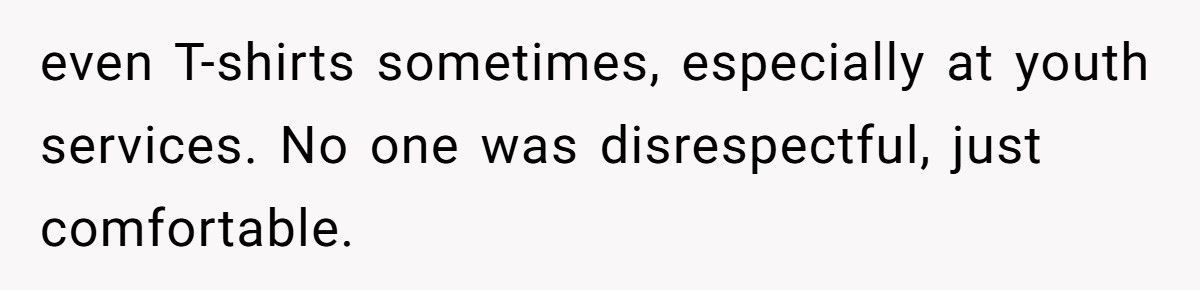 Church Elder Tells Woman To Dress More ‘Holy’, So She Did Literally And No One Ever Complained Again