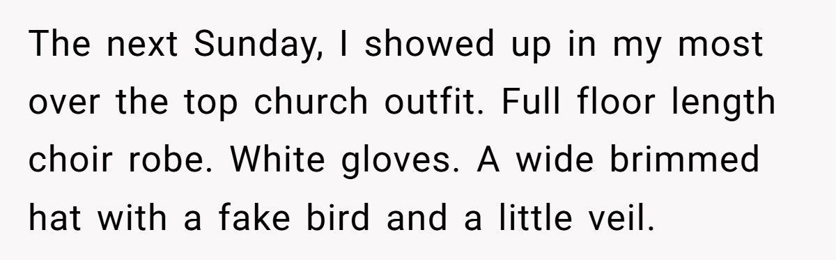 Church Elder Tells Woman To Dress More ‘Holy’, So She Did Literally And No One Ever Complained Again