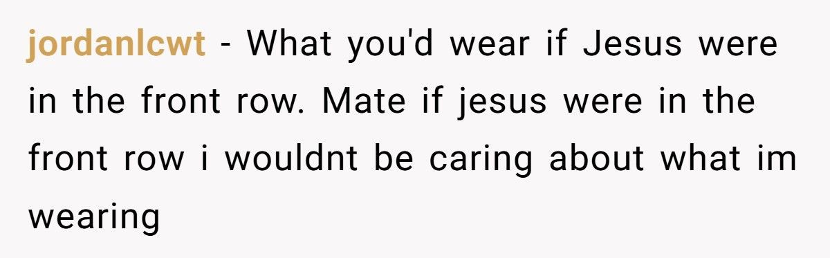Church Elder Tells Woman To Dress More ‘Holy’, So She Did Literally And No One Ever Complained Again