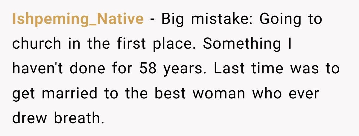 Church Elder Tells Woman To Dress More ‘Holy’, So She Did Literally And No One Ever Complained Again