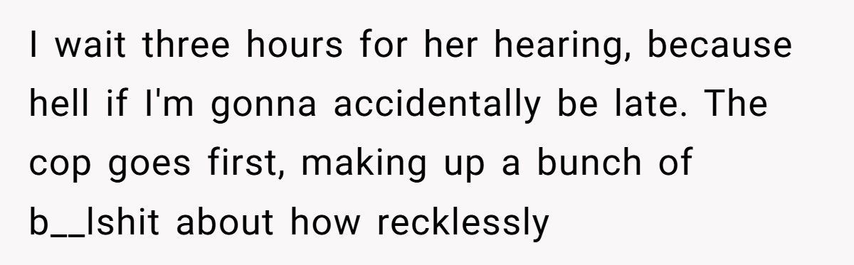 Cop Tries To Ruin Injured Woman’s Life After Crash, Stranger Shows Up In Court And Turns The Tables