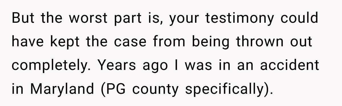 Cop Tries To Ruin Injured Woman’s Life After Crash, Stranger Shows Up In Court And Turns The Tables
