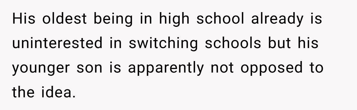 Stepmom Refuses To Pay For Her Husband’s Sons’ Schooling, Insists Only Her Daughter Deserves A Private Education Stepmom Refuses To Pay For Her Husband’s Sons’ Schooling, Insists Only Her Daughter Deserves A Private Education