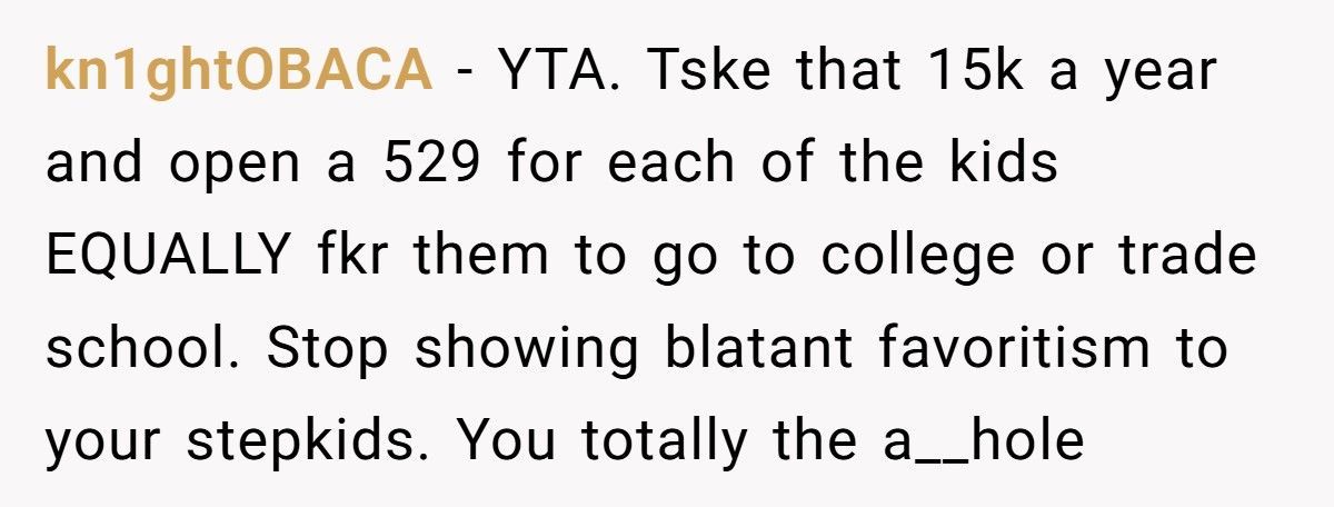 Stepmom Refuses To Pay For Her Husband’s Sons’ Schooling, Insists Only Her Daughter Deserves A Private Education Stepmom Refuses To Pay For Her Husband’s Sons’ Schooling, Insists Only Her Daughter Deserves A Private Education