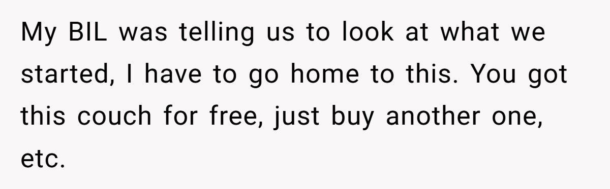 Woman Buys $100 Chair For Her Sister, Sister Accuses Her Of Calling Her Fat