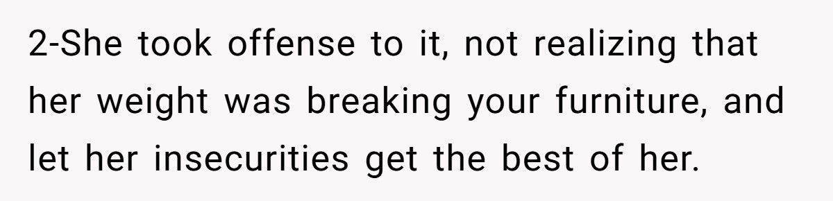 Woman Buys $100 Chair For Her Sister, Sister Accuses Her Of Calling Her Fat