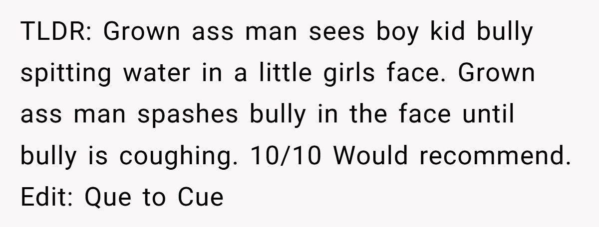 Dad Turns Into Blastoise After Watching A Bully Spit On A Little Girl At The Water Park