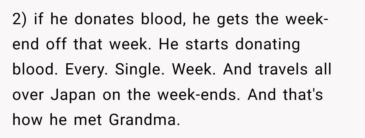 Grandpa Outsmarts The U.S. Military With A Typewriter, A Blood Bag, And A Smile