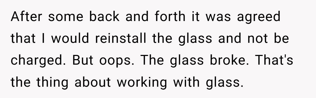 Shop Owner Refuses To Pay For His New Door, So The Installer Takes It Back At Midnight