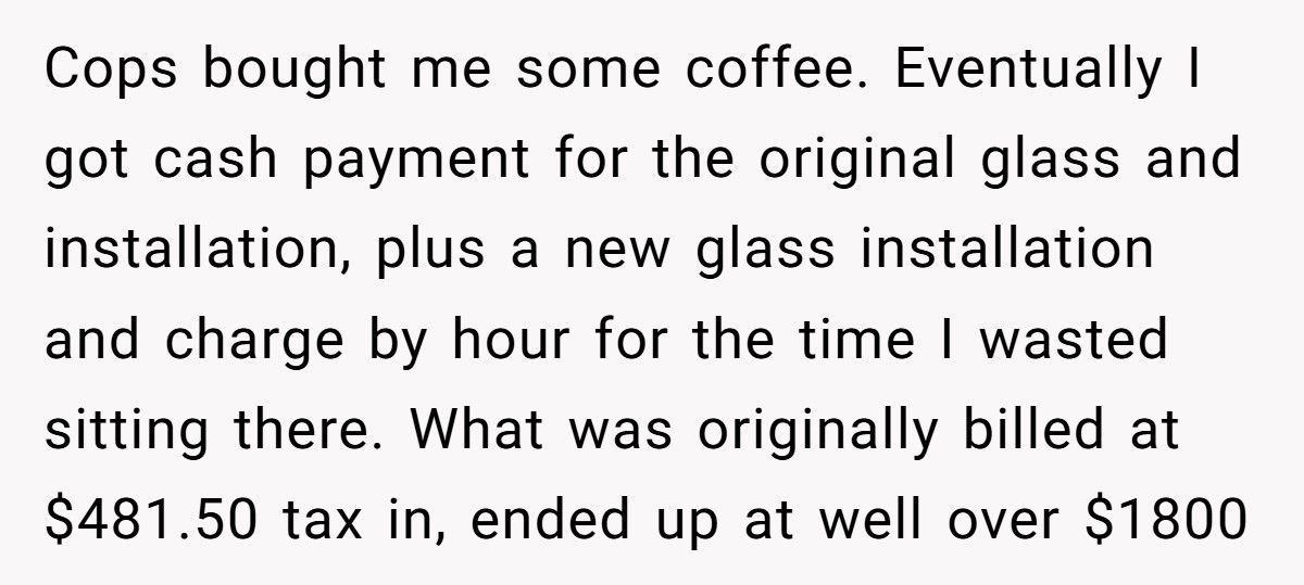Shop Owner Refuses To Pay For His New Door, So The Installer Takes It Back At Midnight