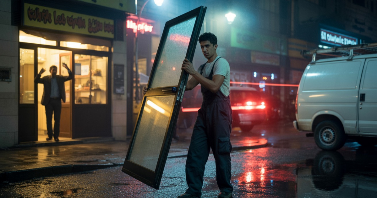 Shop Owner Refuses To Pay For His New Door, So The Installer Takes It Back At Midnight