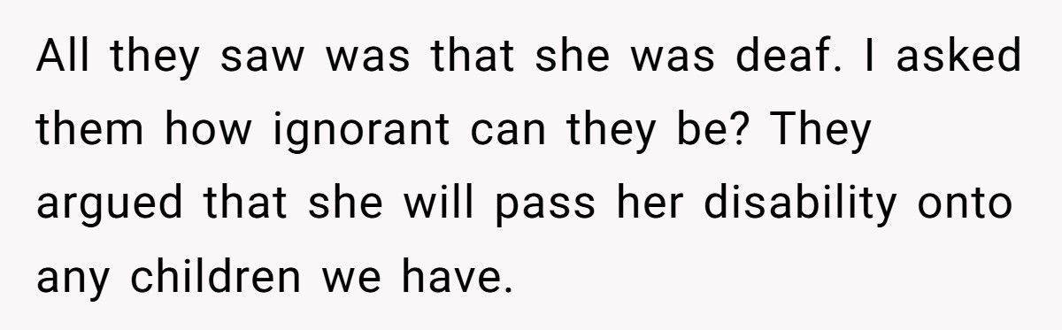 Man Refuses To Let His Parents Meet His Kids After They Rejected His Deaf Wife