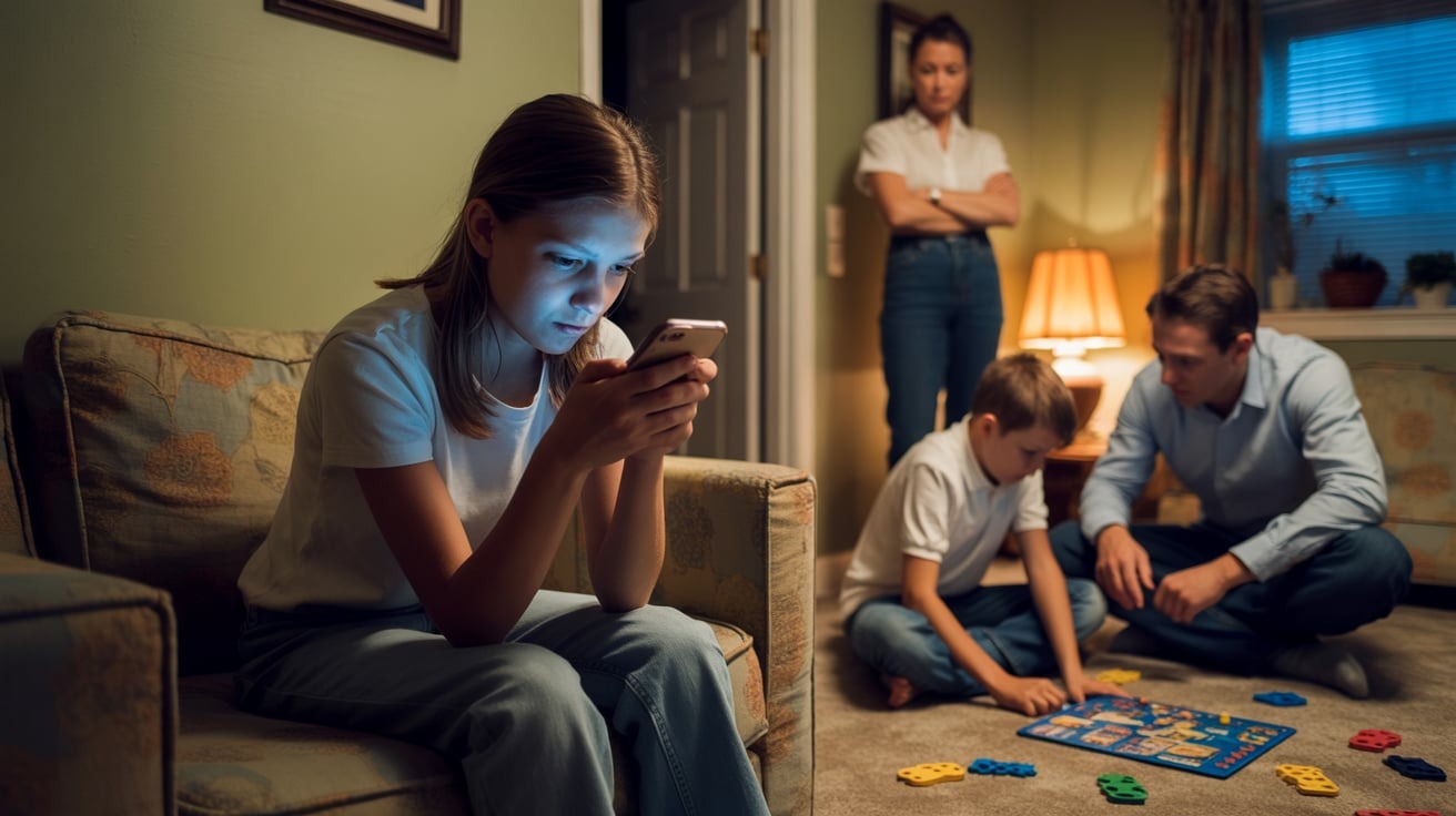 Girl Learns Her Dad Isn’t Really Her Dad, Then Mom Punishes Her For Finding Out