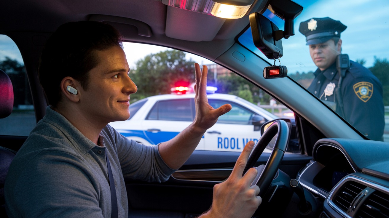 Cop Orders Driver To Remove His ‘Earphones’, Doesn’t Realize They’re Hearing Aids