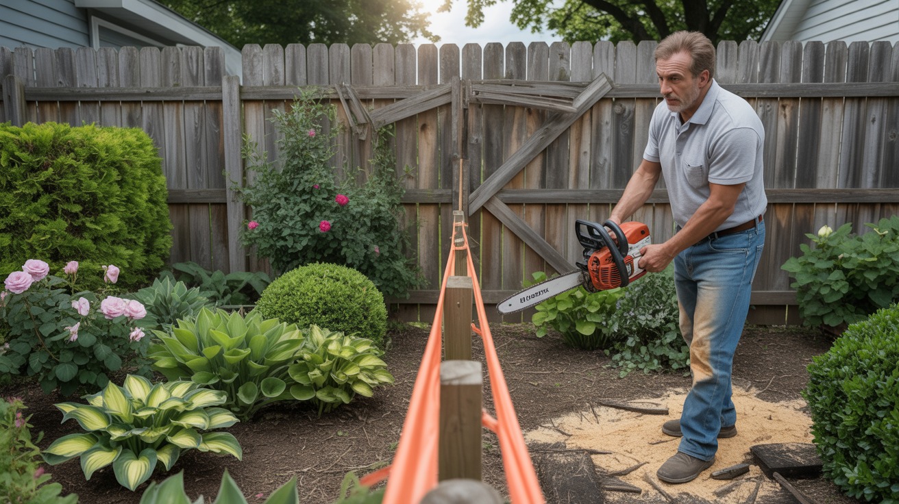 Neighbor Cuts Down Family’s Plants Over ‘Property Line’, Ends Up Losing 11 Feet of His Own Yard