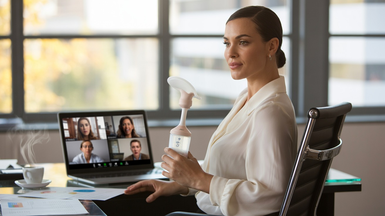 Boss Insists Everyone’s Camera Must Stay On, So This Mom Turns Hers On While Pumping Boss Insists Everyone’s Camera Must Stay On, So This Mom Turns Hers On While Pumping