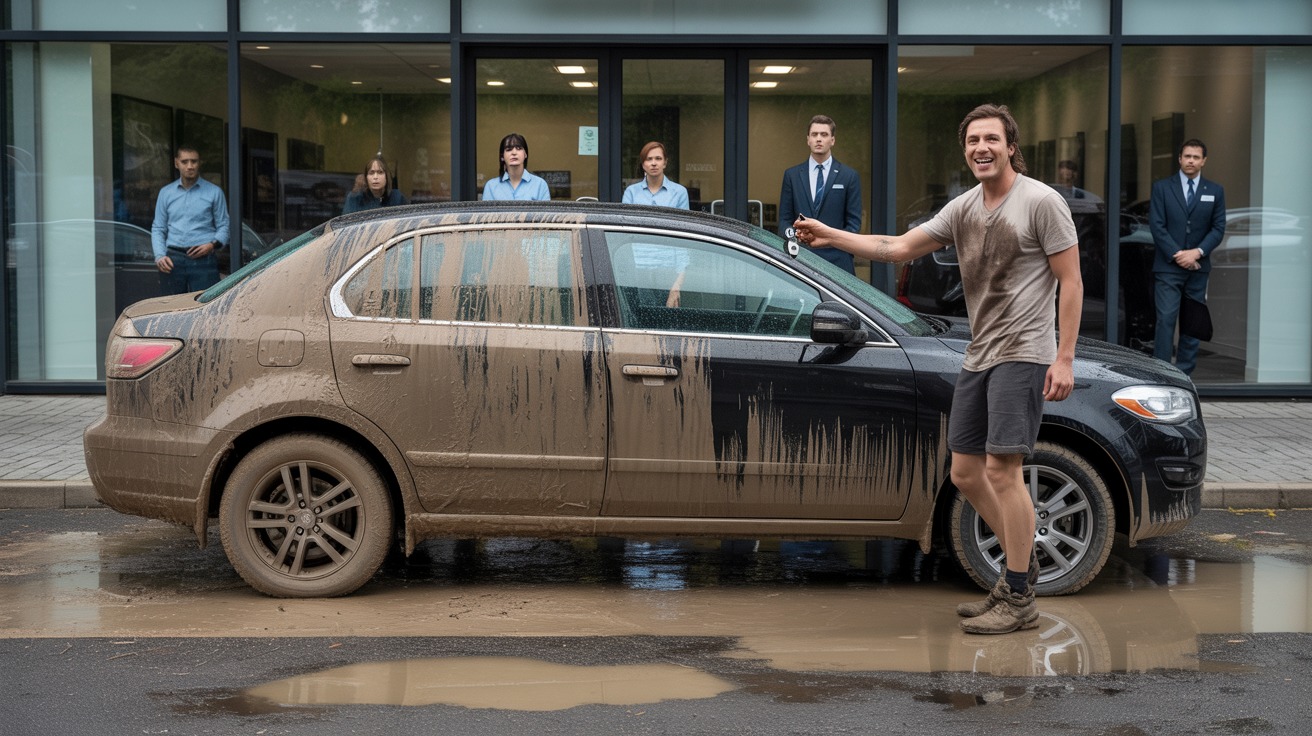 Rental Company Tries To Charge Extra Day, So He Made Sure They’d Remember The Pickup Rental Company Tries To Charge Extra Day, So He Made Sure They’d Remember The Pickup