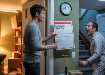 Tenant Follows Quiet Hours To The Minute And Teaches His Noisy Neighbor A Lesson In Petty Precision