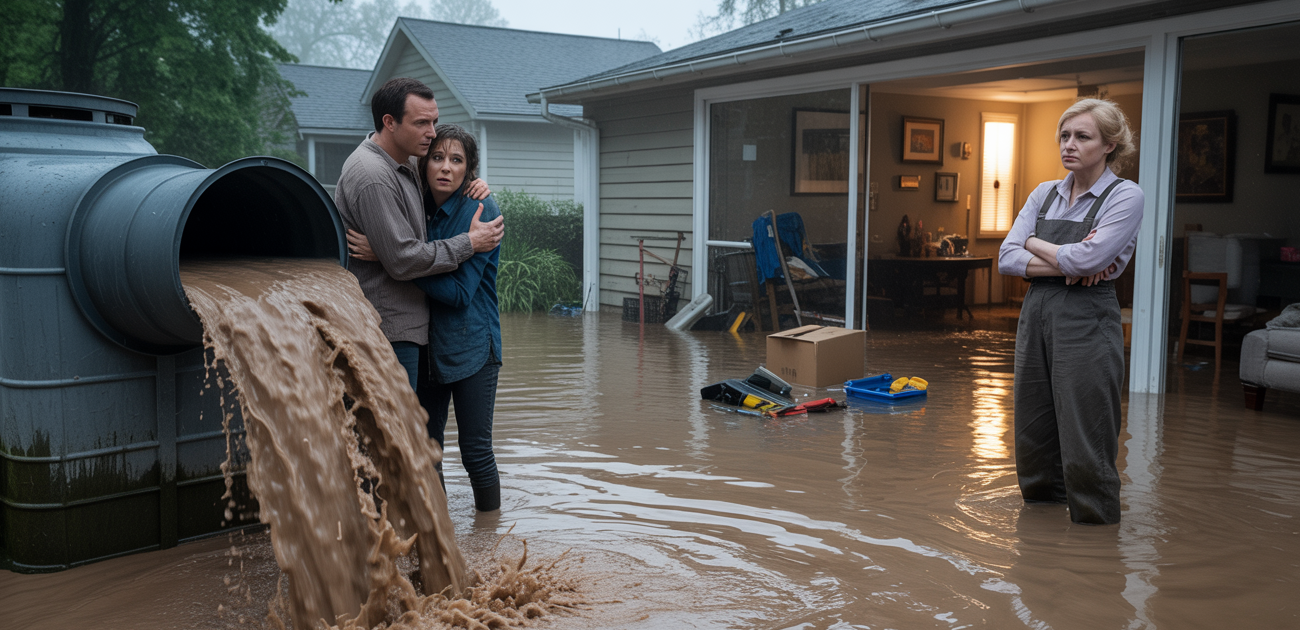 Woman Warned Neighbor About The Rain Tank, They Ignored Her—Now Their Basement’s A Swimming Pool Woman Warned Neighbor About The Rain Tank, They Ignored Her—Now Their Basement’s A Swimming Pool