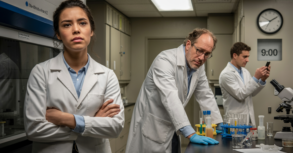 Professor Demands TA Stops Early Cleanup, Regrets It When Lab Turns Chaotic